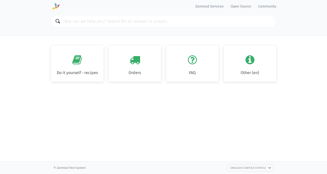 Sample Knowledge Base Index