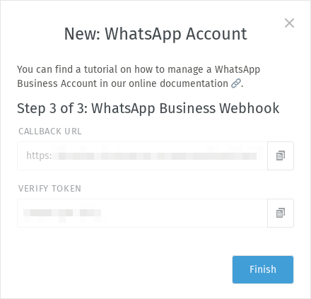 Корак 3 приликом додавања WhatsApp налога